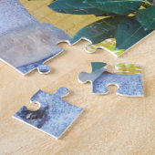 Schwarze Langur Affen essen, Jigsaw Puzzle (Seite)