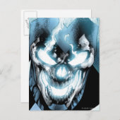 Schwarze Laterne - Farbe Postkarte (Vorne/Hinten)