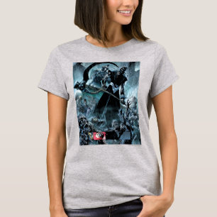 Schwarze Laternen-Korps-Platte T-Shirt