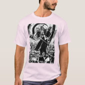 Schwarze Laternenkorps - Schwarzweiß T-Shirt (Vorderseite)