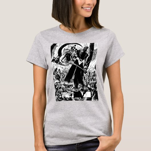 Schwarze Laternenkorps - Schwarzweiß T-Shirt (Vorderseite)