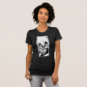 Schwarze Lattern T-Shirt (Vorne ganz)