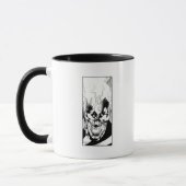 Schwarze Lattern Tasse (Links)