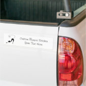 Schwarze launische Miezekatze 2 Autoaufkleber (Auf Lkw)
