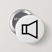 schwarze Lautsprecherikone Button (Vorne & Hinten)