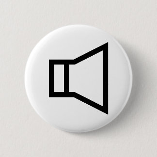 schwarze Lautsprecherikone Button