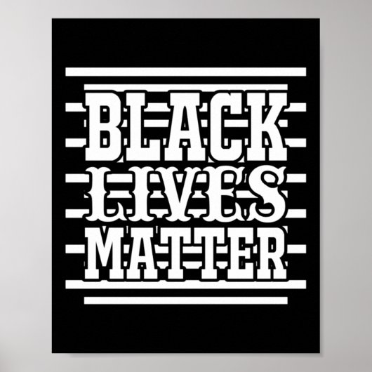 Schwarze Leben (1) Aufkleber Poster (Vorne)