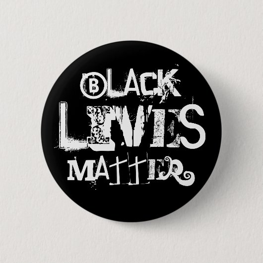 SCHWARZE LEBEN-ANGELEGENHEIT BUTTON (Vorderseite)