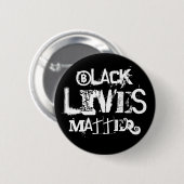 SCHWARZE LEBEN-ANGELEGENHEIT BUTTON (Vorne & Hinten)