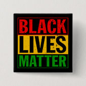 "SCHWARZE LEBEN-ANGELEGENHEIT " BUTTON (Vorderseite)