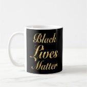 "SCHWARZE LEBEN-ANGELEGENHEIT" KAFFEETASSE (Links)