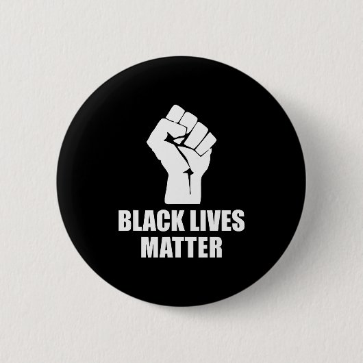 Schwarze Leben Blm Menschenrechte Schwarze Geschic Button (Vorderseite)