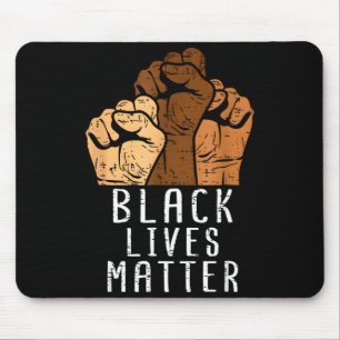 Schwarze Leben Blm Menschenrechte Schwarze Geschic Mousepad