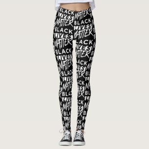 Schwarze Leben Leggings