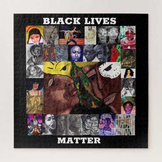 SCHWARZE LEBEN MATERIALIEN PUZZLE (Vertikal)