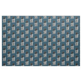 Schwarze Leben Materie blaues Schwarm Protestmuste Stoff (Fat Quarter (45,7 x 55,9 cm))