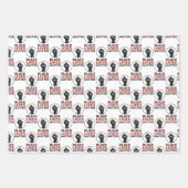 Schwarze Leben Materie Design Wrapping Paper Sets Geschenkpapier Set (Vorderseite 3)