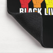 SCHWARZE LEBEN MATERIE MAUSPAD (Ecke)