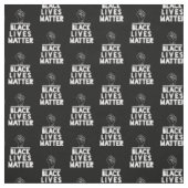 Schwarze Leben Materie Power fist Protestmuster 20 Stoff (Muster)