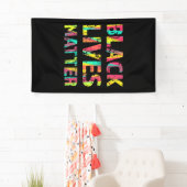 Schwarze Leben Matter Malerei 01 Veränderlich bear Banner (Insitu)