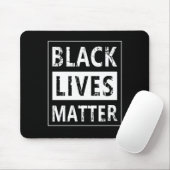 Schwarze Leben Mousepad (Mit Mouse)