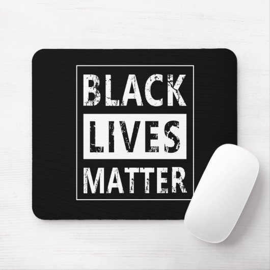 Schwarze Leben Mousepad (Mit Mouse)