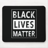 Schwarze Leben Mousepad (Vorne)