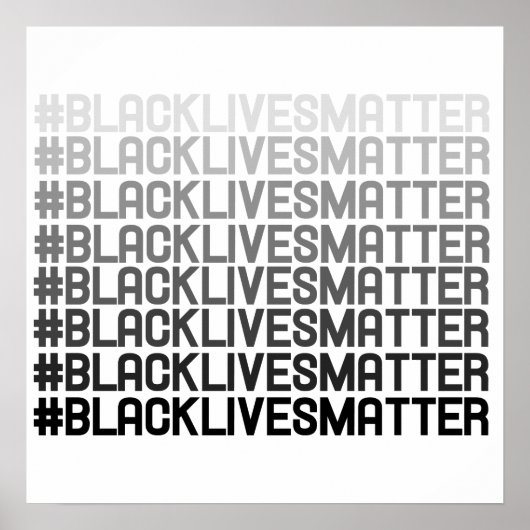 Schwarze Leben Poster (Vorne)