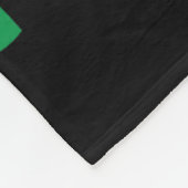 Schwarze Leben Problem Blm Menschenrechte Schwarze Fleecedecke (Ecke)