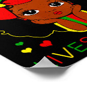 Schwarze Leben Problem Kleine Melanin Prinzessin S Poster (Ecke)