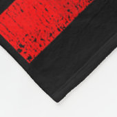 Schwarze Leben Problem mehr als weiße Gefühle Karo Fleecedecke (Ecke)