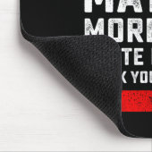 Schwarze Leben Problem mehr als weiße Gefühle Karo Mousepad (Ecke)
