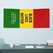 SCHWARZE LEBEN SIND BEI CHRISTEN Christlichen BHM Banner (Messe)