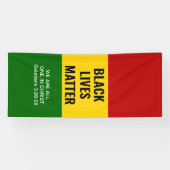 SCHWARZE LEBEN SIND BEI CHRISTEN Christlichen BHM Banner (Horizontal)