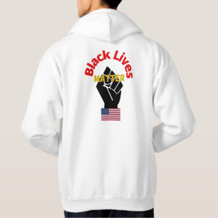 Schwarze Leben sind von amerikanischer Flagge Orig Hoodie