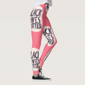Schwarze Leben sind wichtig, kalligraphisches Must Leggings (Rechts)