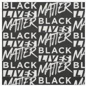 Schwarze Leben Stoff (Muster)