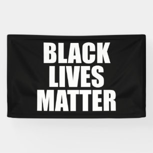 Schwarze Leben zählen Banner