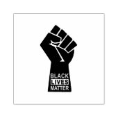 Schwarze Leben zählen. BLM Gummistempel (Prägung)