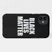Schwarze Leben zählen Case-Mate iPhone Hülle (Rückseite (Horizontal))