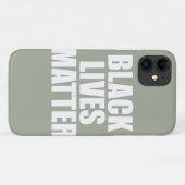 Schwarze Leben zählen Case-Mate iPhone Hülle (Rückseite (Horizontal))
