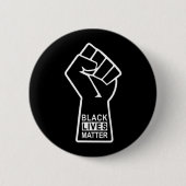 Schwarze Leben zählen, erste Kämpfe, BLM Button (Vorderseite)