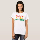 Schwarze Leben zählen T-Shirt (Vorne ganz)