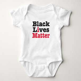 Schwarze Lebensfrage Baby Strampler