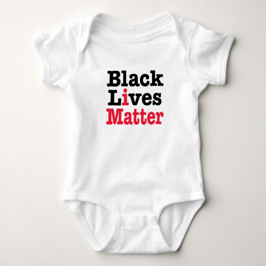 Schwarze Lebensfrage Baby Strampler (Vorderseite)