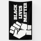 Schwarze Lebensfrage Banner (Vertikal)