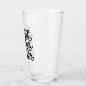 Schwarze Lebensfrage Glas (Links)