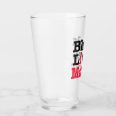 Schwarze Lebensfrage Glas (Rechts)