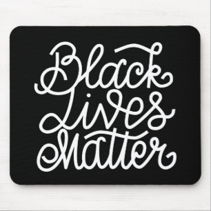 Schwarze Lebensfrage Mousepad