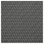 Schwarze Lebensfrage Stoff (Muster)